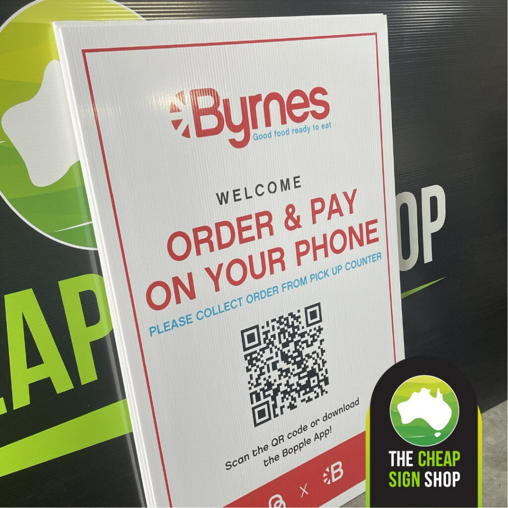 Custom Made Sign For Byrnes